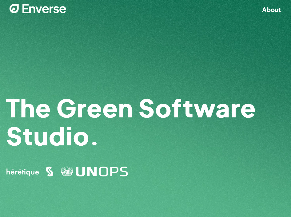 The Green Software Studio.