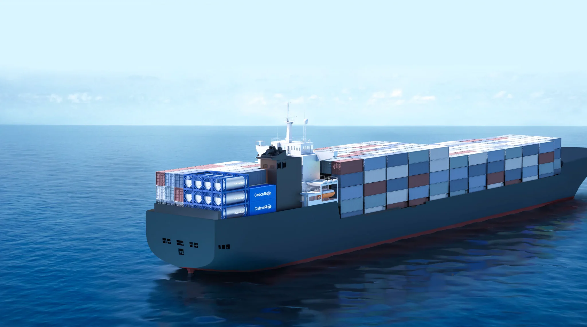 Modular Onboard Carbon Capture for Maritime Shipping.