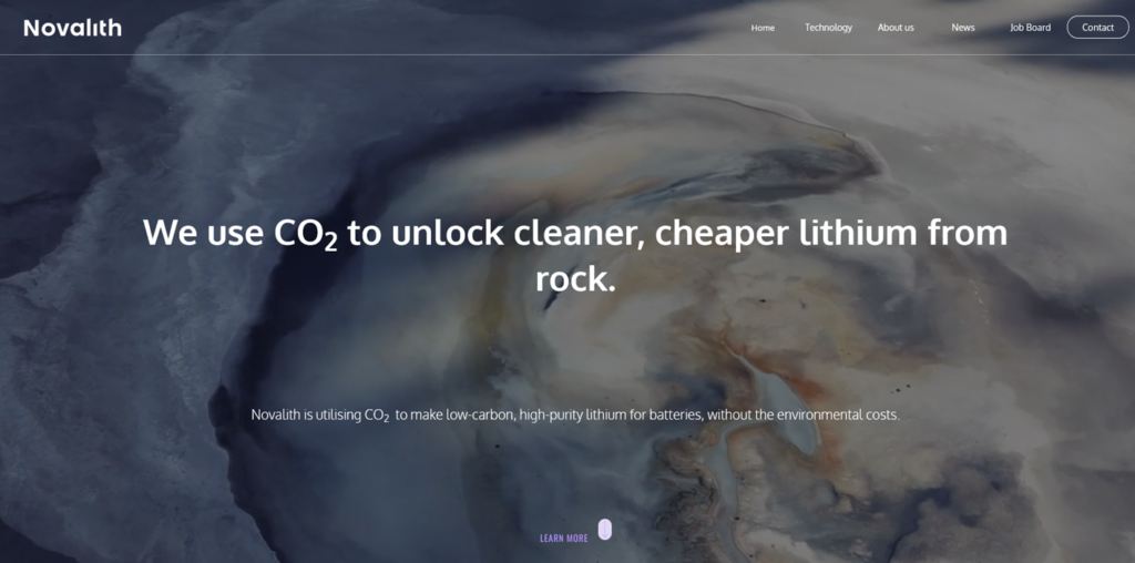 We use CO2 to unlock cleaner, cheaper lithium from rock.