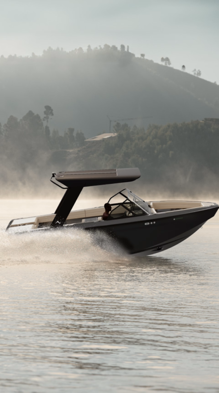 Electrifying the marine industry, starting with high-performance water sport boats.