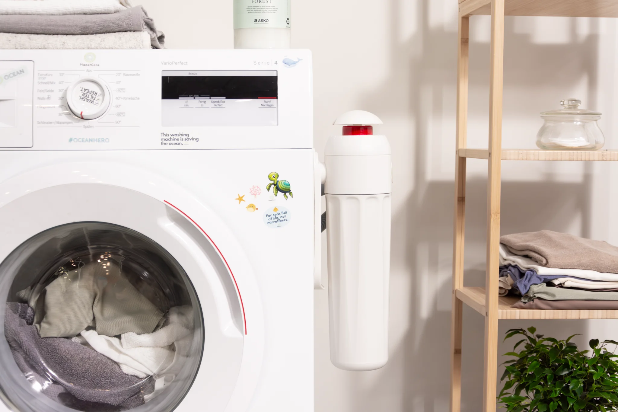 Reusable microfiber filter for your washing machine