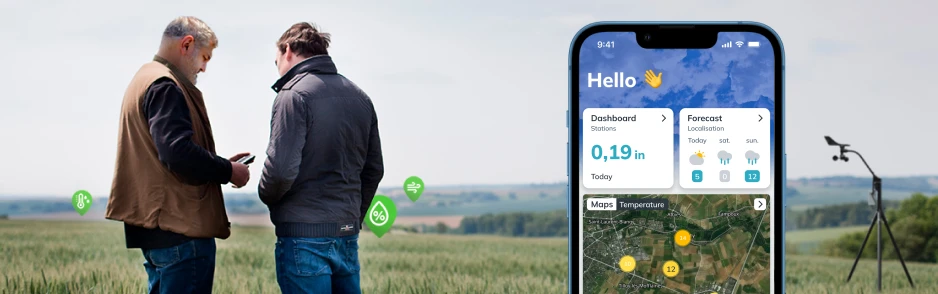 Sencrop connects the weather to your crops