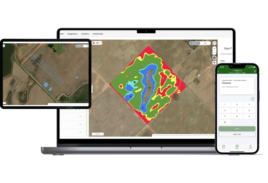 Manage&analyze your fields and trials